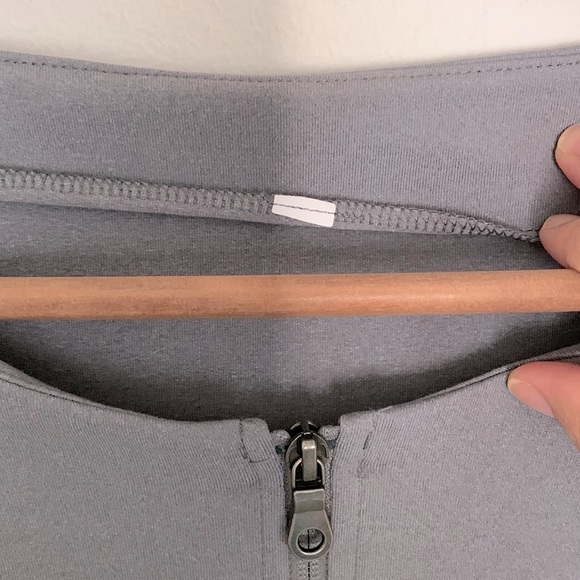 Zella Colorblock Peplum Zip Up Jacket - Picture 3 of 7